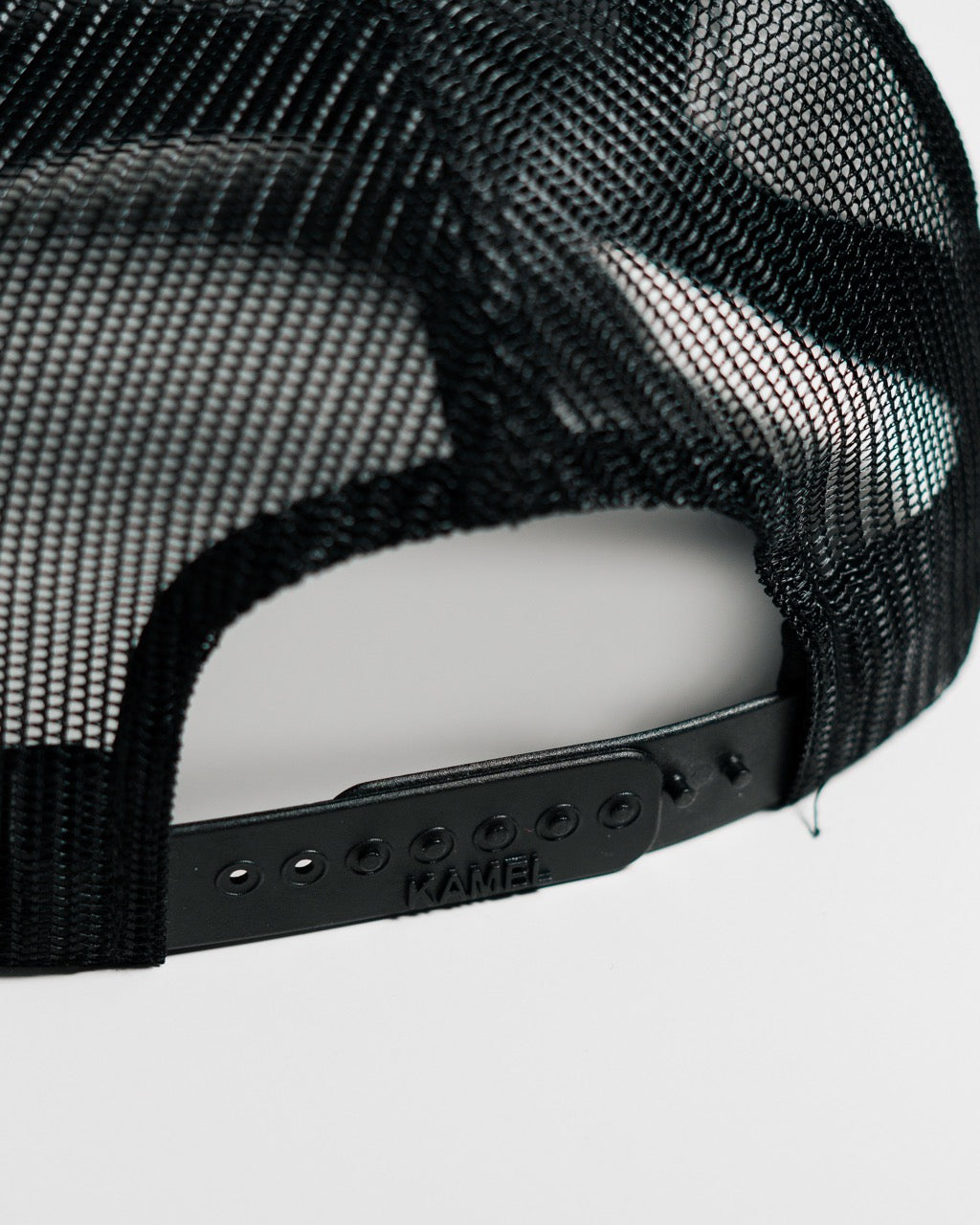 Blue Hammer Trucker Hat Black